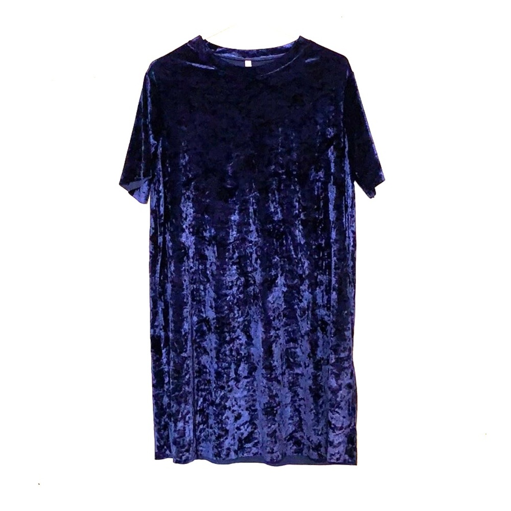 Xhilaration crushes velour dress